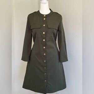 Mohito Women’s Belted Snap Buttons Green Dress
